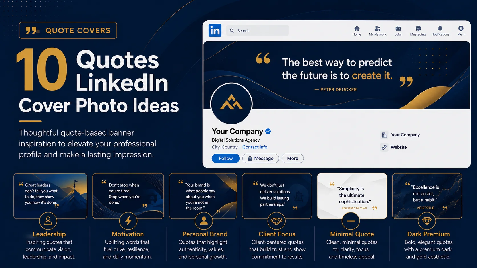 Featured image for Quotes LinkedIn Cover Photo Ideas article