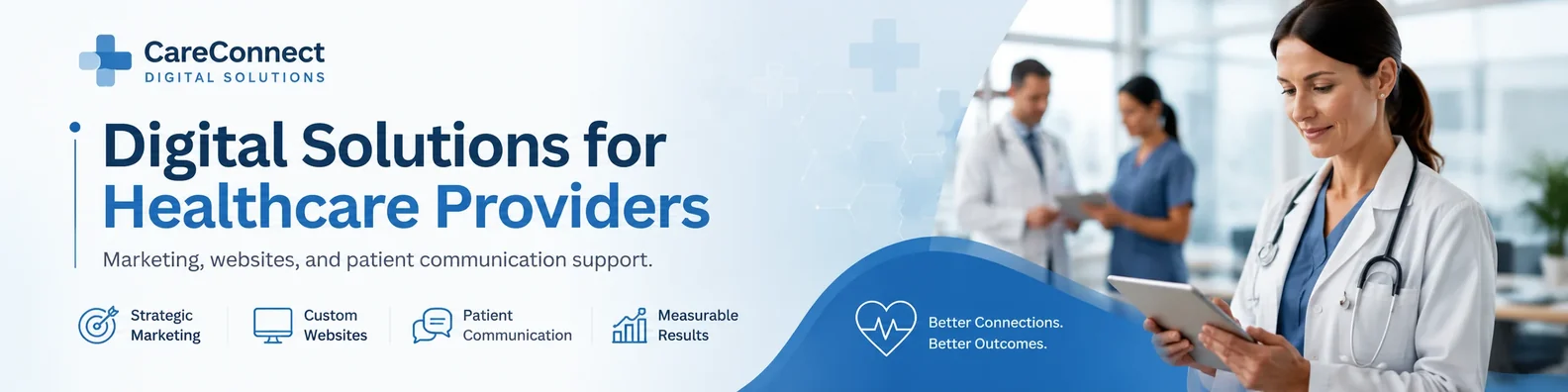 Business LinkedIn cover example showing an industry focused banner